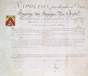 Decree of Nobility Created Under the First Empire